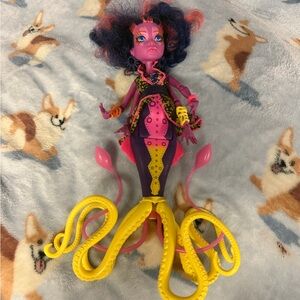 Mattel Pink and Yellow Monster Doll